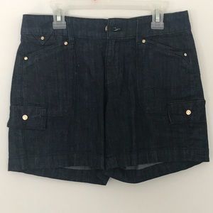 White house/Black Market brand dress denim shorts
